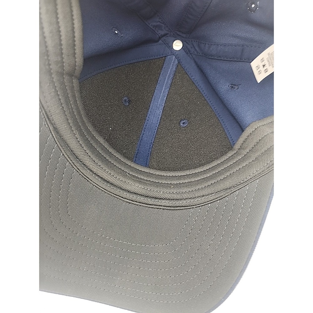 NIKE CLUB CAP Golf Hat Dri-Fit Adult S/M SNAPBACK‎ Blue/White - Picture 9 of 10
